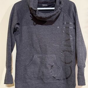 Calvin Klein Black Cowl Neck Sweatshirt